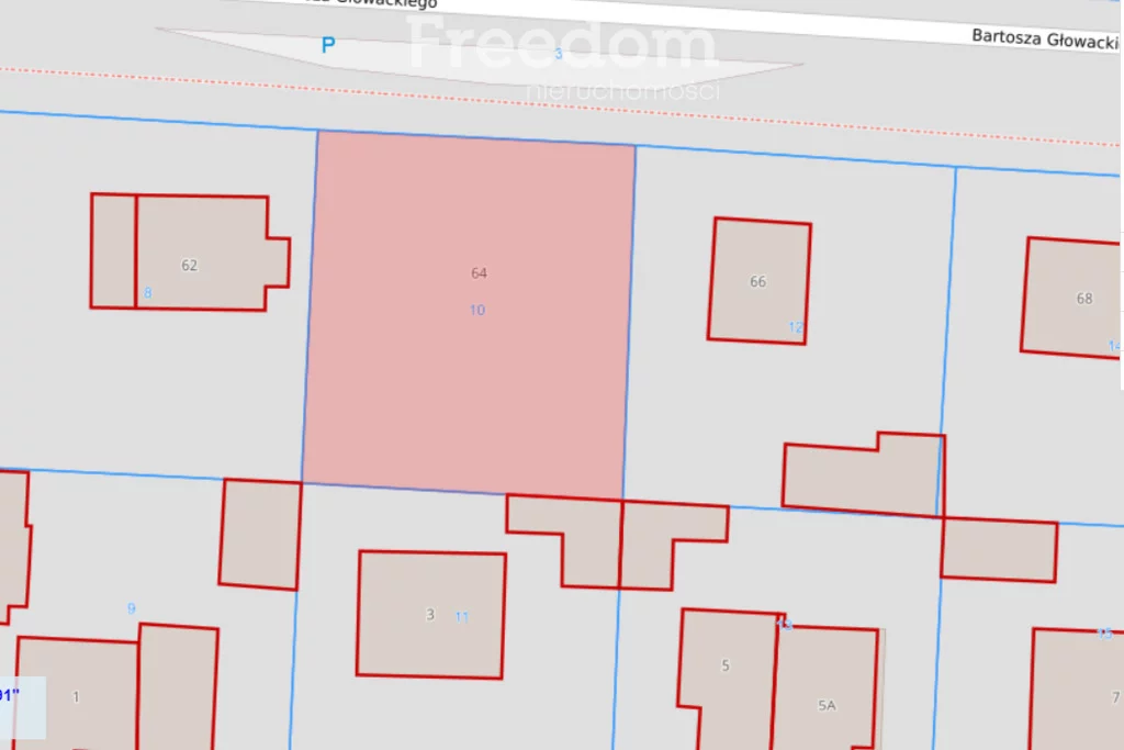 Działka 606,00 m², Warszawa, Wesoła, Bartosza Głowackiego, Sprzedaż