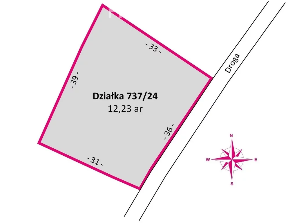 Działka 1 223,00 m², oferta nr , 10502/3685/OGS, Rzeszów, Zwięczyca, Beskidzka