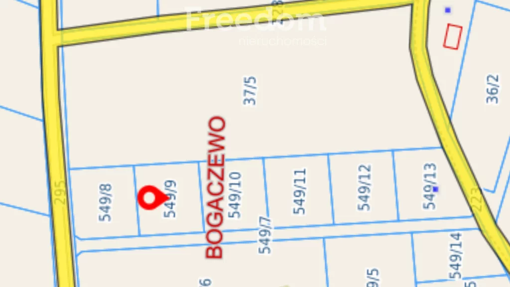 Działka 1 514,00 m², oferta nr , 11137/3685/OGS, Bogaczewo