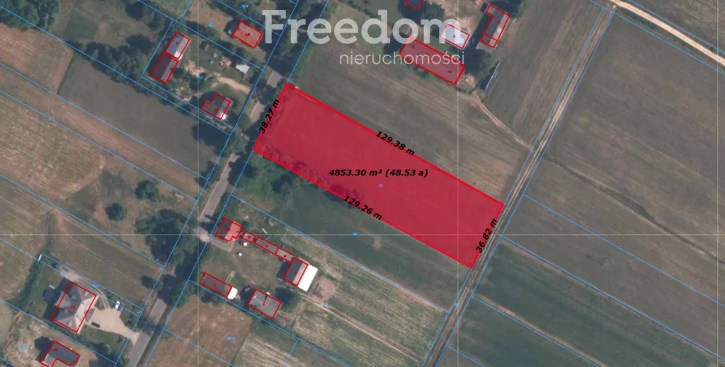 Działka 4 849,00 m², oferta nr , 10540/3685/OGS, Borsuki