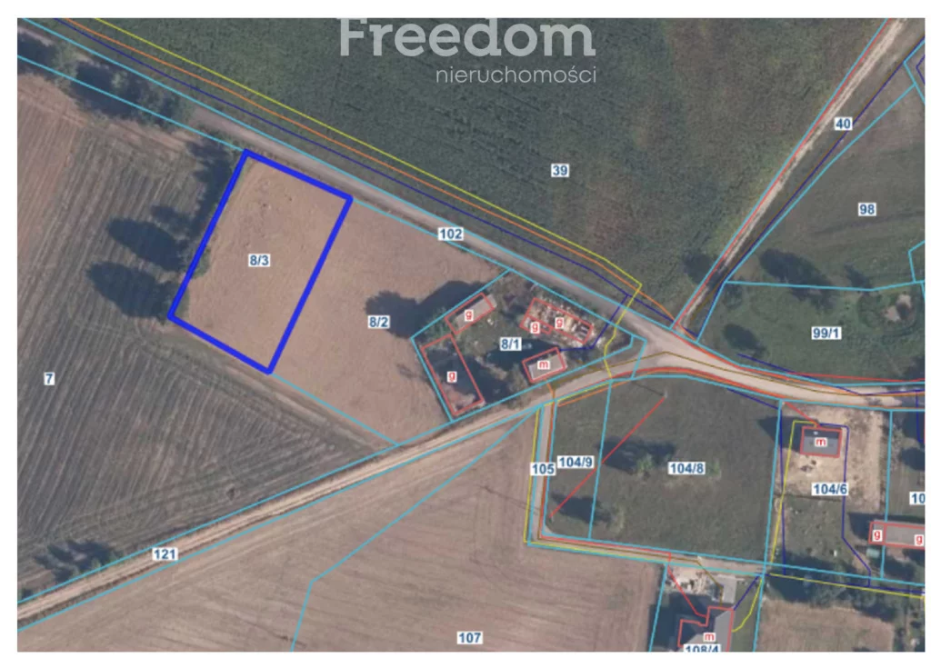 Działka 2 119,00 m², oferta nr , 9519/3685/OGS, Brodna