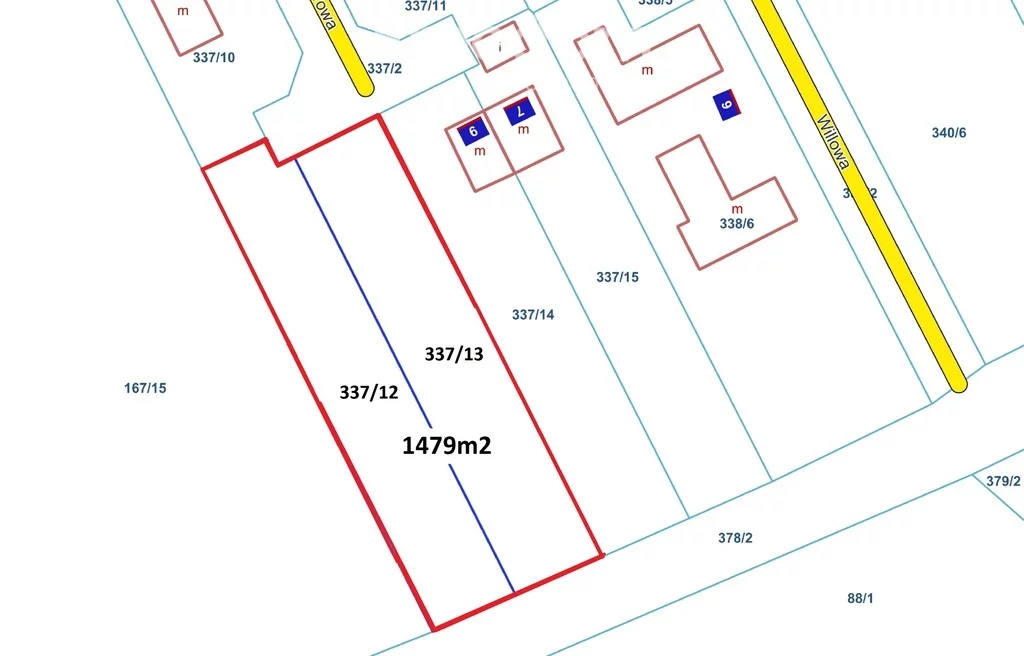 Działka 1 479,00 m², oferta nr , 6651/3685/OGS, Krynica Morska, Chabrowa