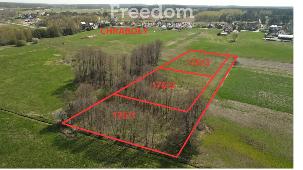 Działka 3 003,00 m², oferta nr , 10073/3685/OGS, Chraboły