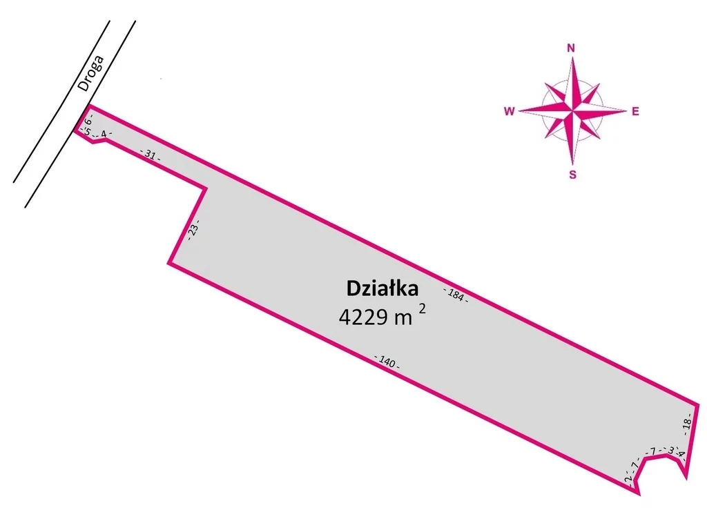 Działka 4 229,00 m², oferta nr , 10579/3685/OGS, Cierpisz