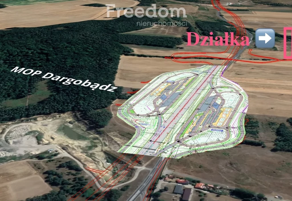 Działka 18 900,00 m², oferta nr , 8069/3685/OGS, Dargobądz