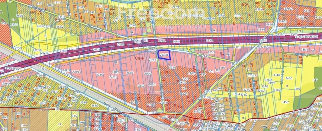 Działka 3 950,00 m², Cisie, Dworcowa, Sprzedaż