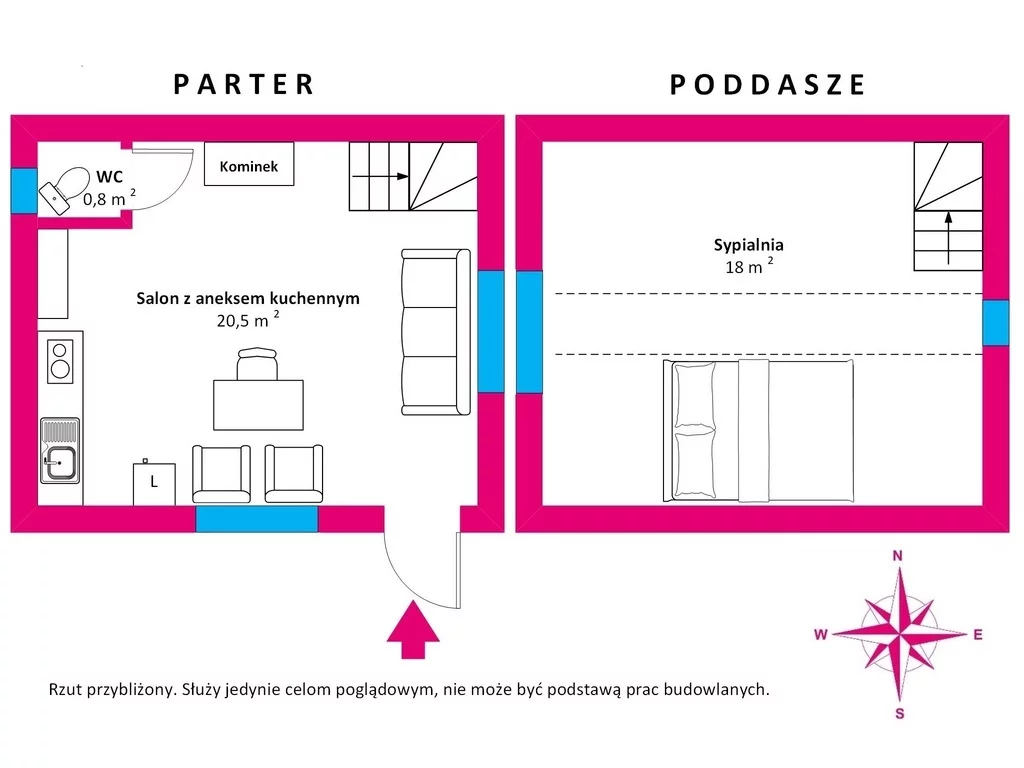 Działka 450,00 m², oferta nr , 10563/3685/OGS, Niekanin, Działkowa