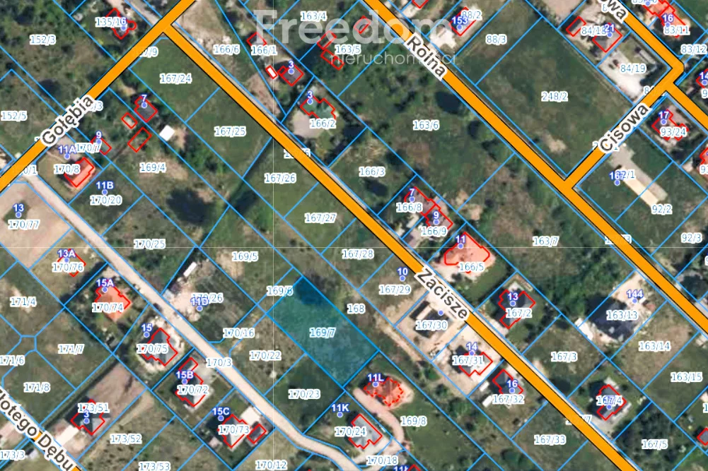 Działka 2 000,00 m², oferta nr , 9139/3685/OGS, Kajetany, Gołębia