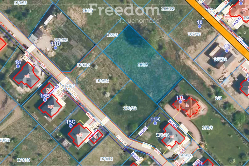 Działka 2 000,00 m², oferta nr , 9139/3685/OGS, Kajetany, Gołębia