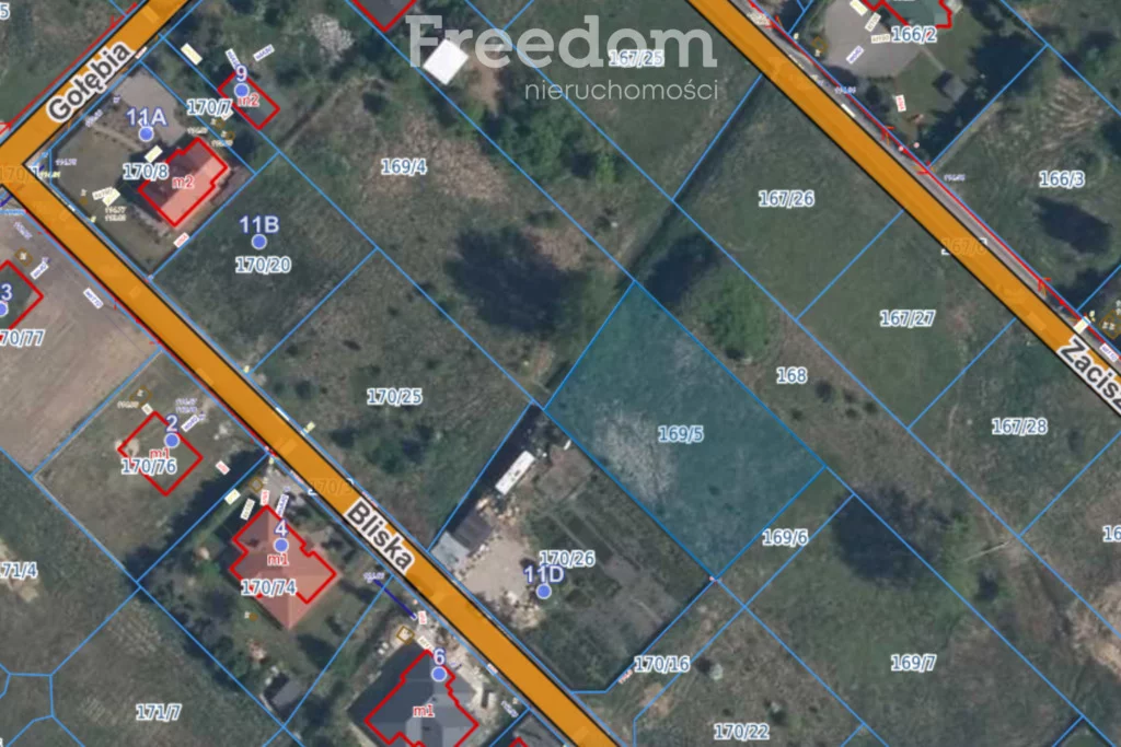 Działka 1 578,00 m², oferta nr , 9849/3685/OGS, Kajetany, Gołębia