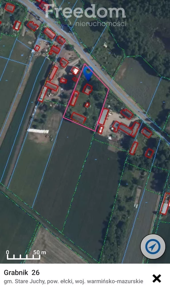 Działka 4 200,00 m², oferta nr , 11320/3685/OGS, Grabnik