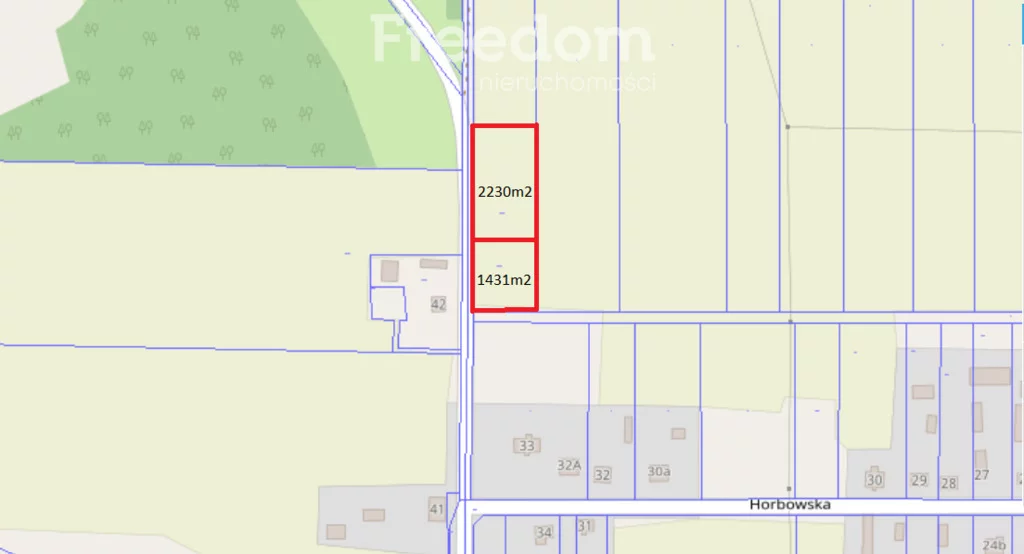 Działka 1 431,00 m², oferta nr , 8352/3685/OGS, Horbów