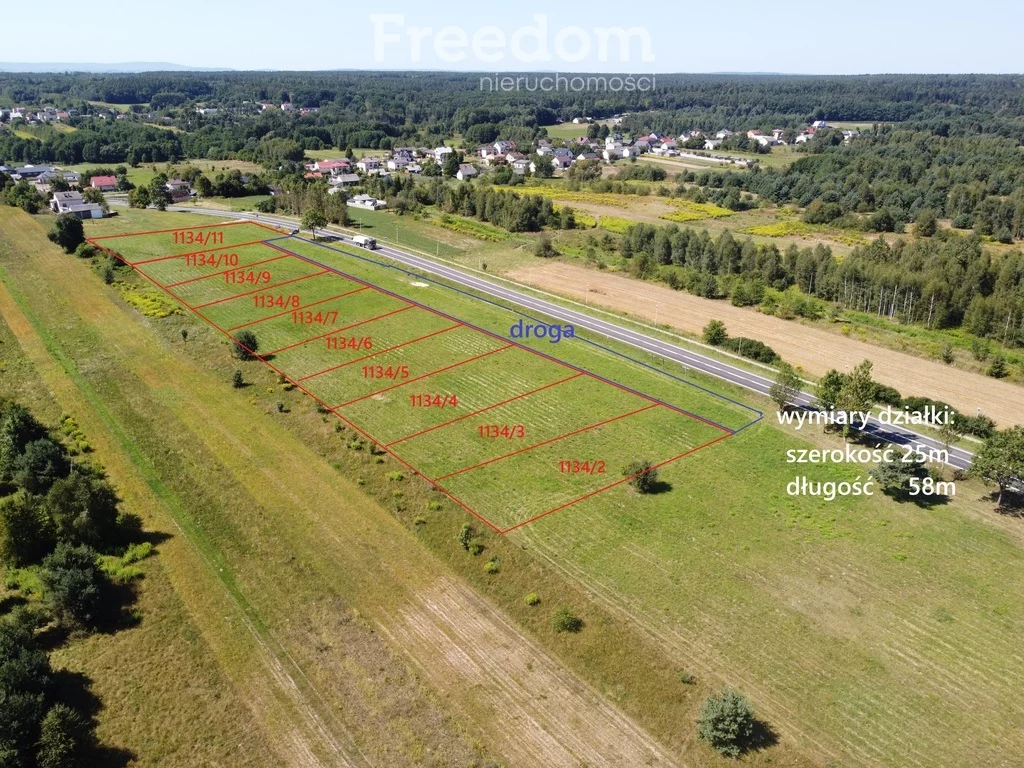Działka 1 442,00 m², oferta nr , 11251/3685/OGS, Lubienia, Iłżecka