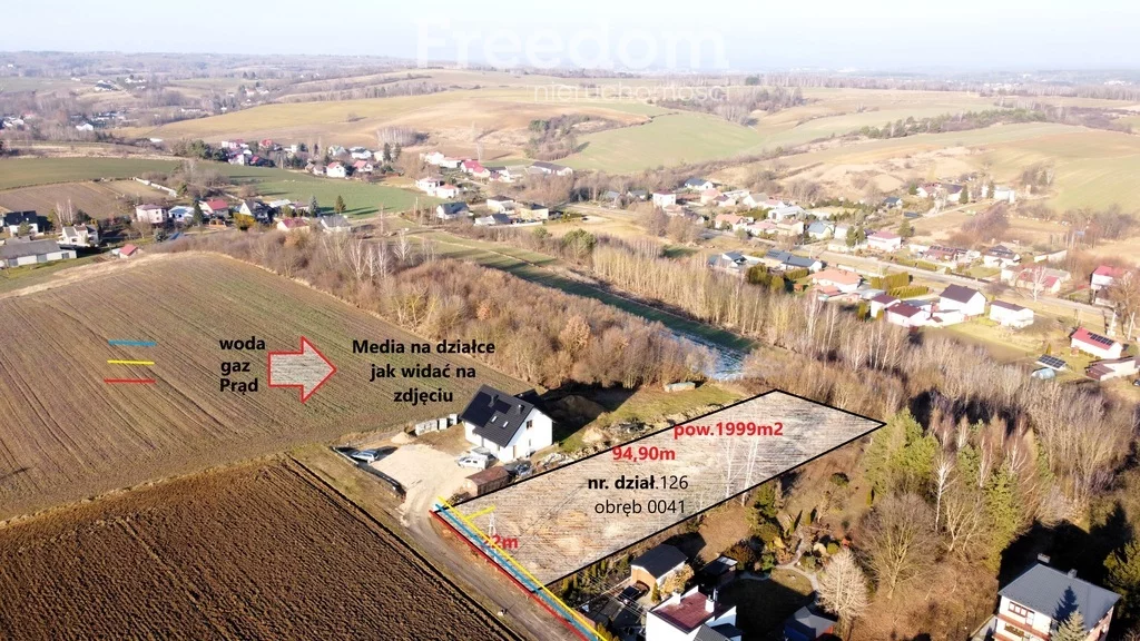 Działka 1 990,00 m², oferta nr , 11416/3685/OGS, Ostrowiec Świętokrzyski, Józefówka