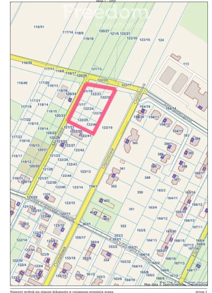 Działka 4 299,00 m², oferta nr , 11064/3685/OGS, Kiełpin
