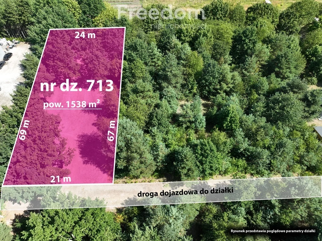Działka 1 538,00 m², oferta nr , 11144/3685/OGS, Wiązowna, Klonowa