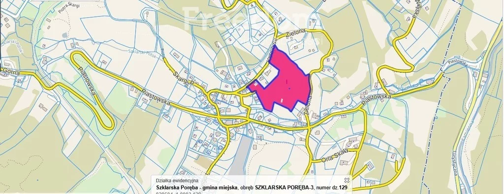 Działka 33 085,00 m², oferta nr , 6729/3685/OGS, Szklarska Poręba, Kolejowa