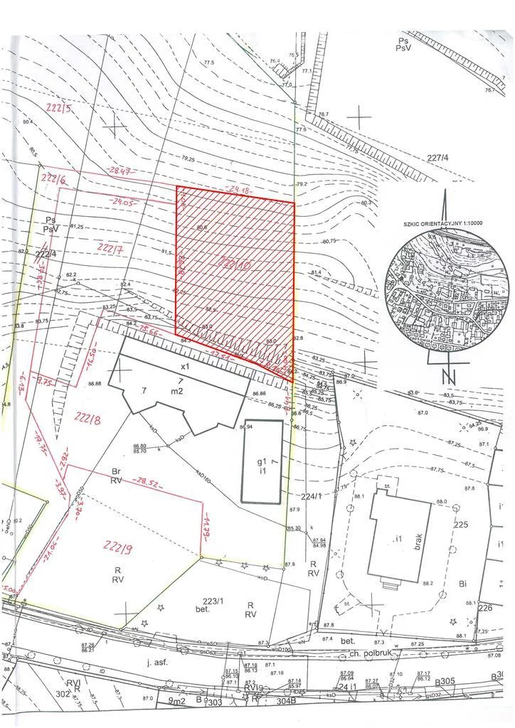 Działka 800,00 m², oferta nr , 5910/3685/OGS, Kaczory, Kościelna
