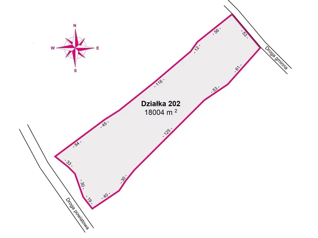 Działka 18 004,00 m², oferta nr , 10948/3685/OGS, Krzywe