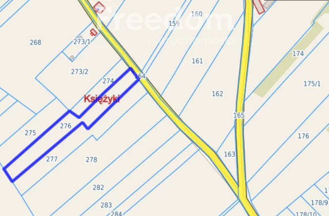 Działka 3 300,00 m², oferta nr , 10822/3685/OGS, Księżyki