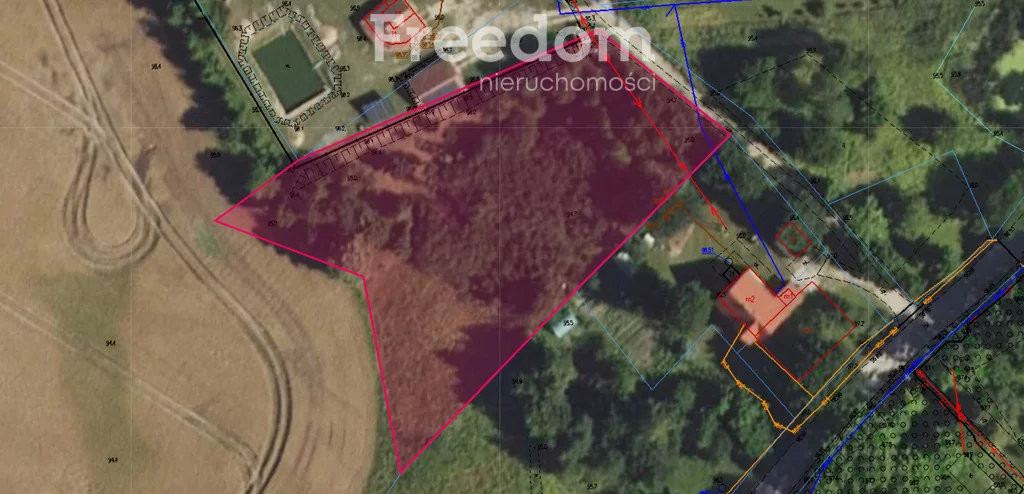 Działka 5 710,00 m², oferta nr , 10862/3685/OGS, Łapkiejmy
