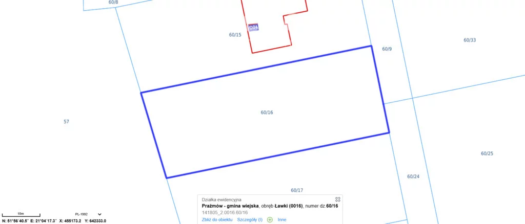 Działka 1 500,00 m², oferta nr , 9222/3685/OGS, Ławki