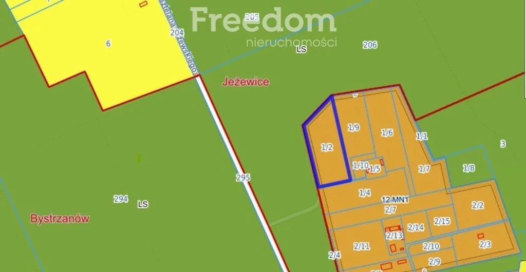 Działka 11 932,00 m², oferta nr , 9852/3685/OGS, Świętochów, Leśna