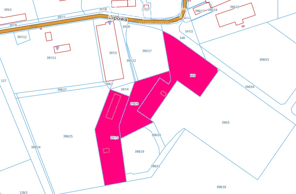 Działka 22 321,00 m², Baniocha, Lipowa, Sprzedaż