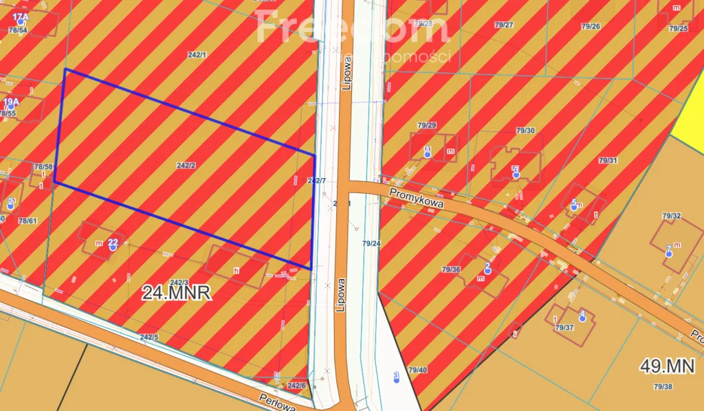 Działka 3 554,00 m², oferta nr , 11191/3685/OGS, Niekanin, Lipowa