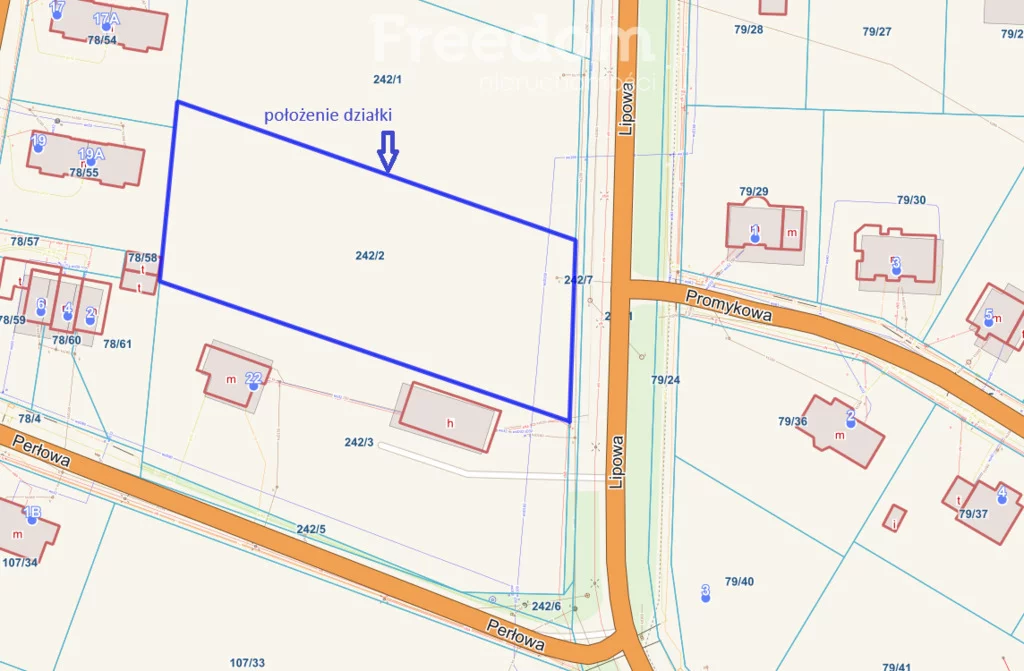 Działka 3 554,00 m², oferta nr , 11191/3685/OGS, Niekanin, Lipowa