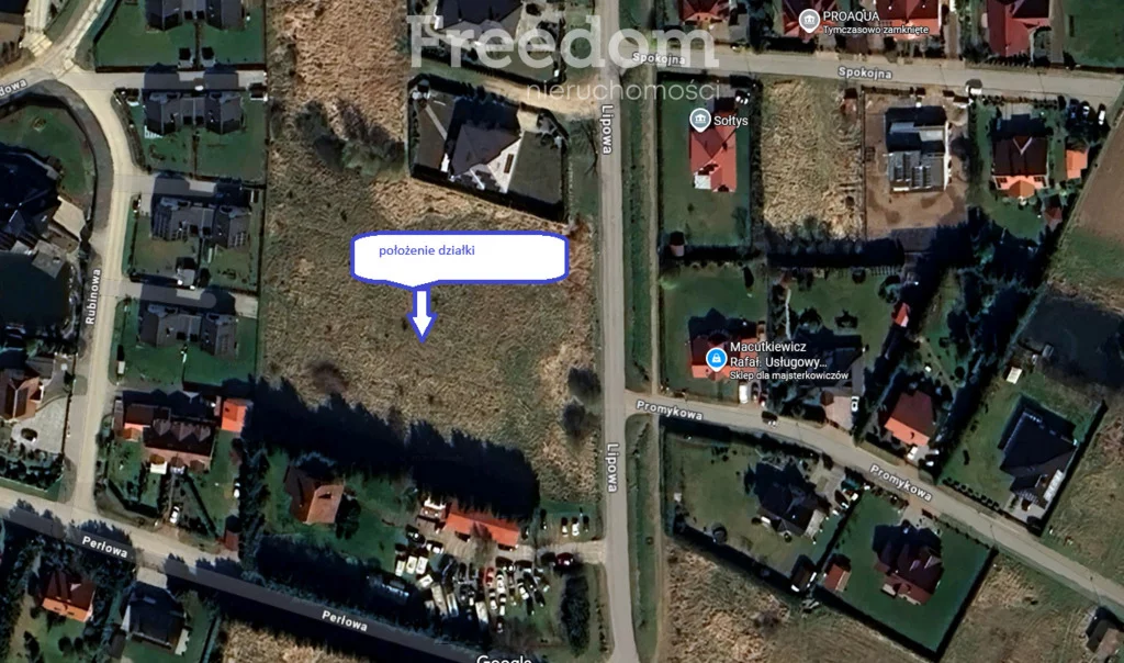 Działka 3 554,00 m², oferta nr , 11191/3685/OGS, Niekanin, Lipowa