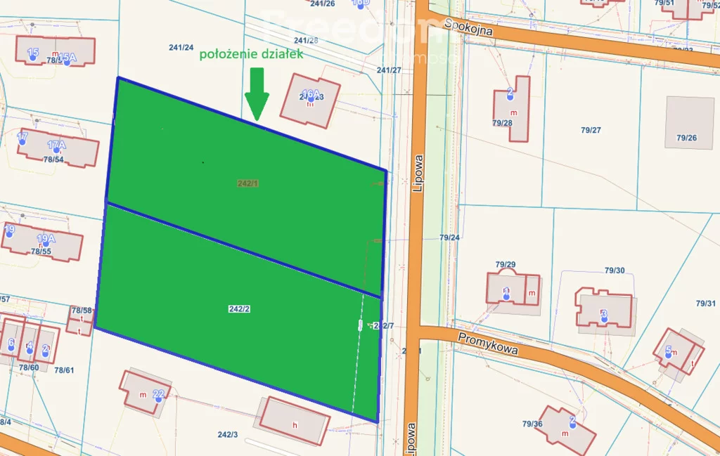 Działka 7 032,00 m², oferta nr , 11229/3685/OGS, Niekanin, Lipowa