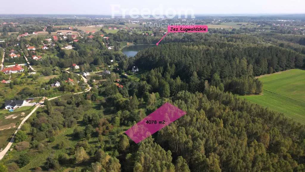 Działka 4 078,00 m², oferta nr , 8029/3685/OGS, Ługwałd