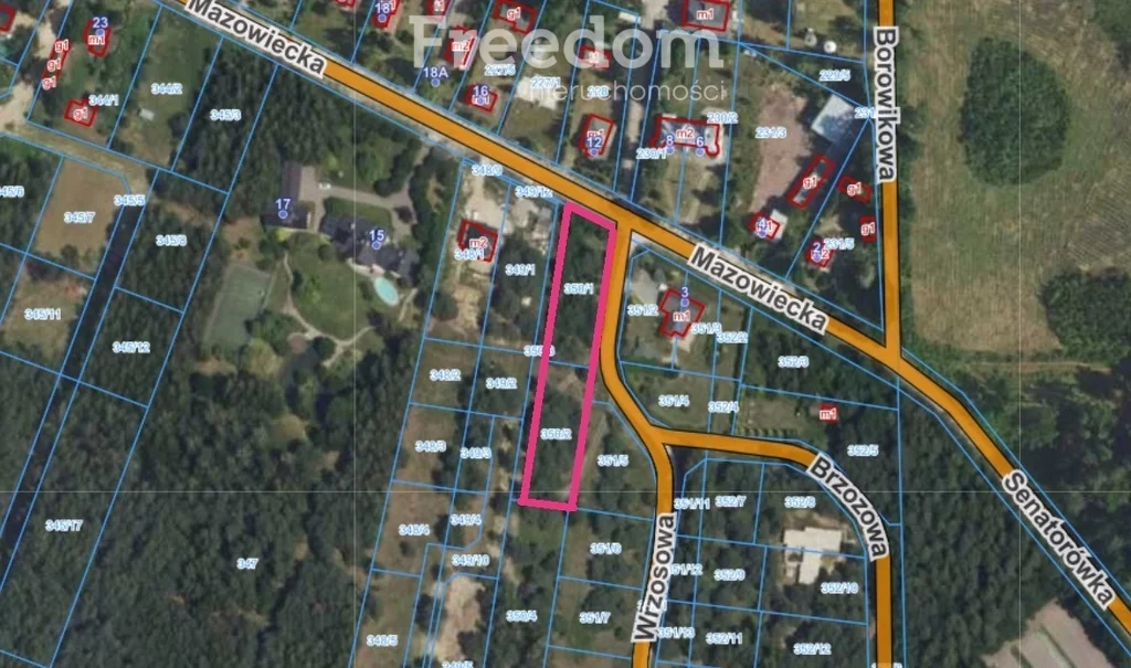 Działka 2 232,00 m², oferta nr , 11471/3685/OGS, Budy Zaklasztorne, Mazowiecka