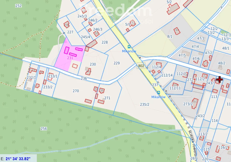 Działka 3 000,00 m², oferta nr , 11131/3685/OGS, Mikanów