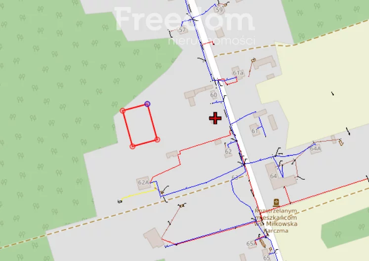 Działka 1 528,00 m², oferta nr , 11288/3685/OGS, Miłkowska Karczma