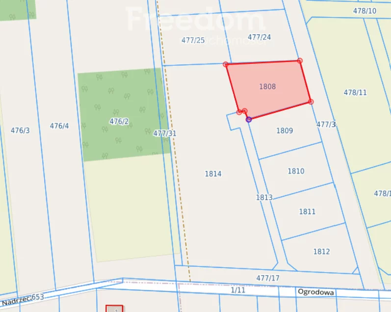 Działka 1 469,00 m², oferta nr , 8312/3685/OGS, Dębe Wielkie, Nadrzeczna