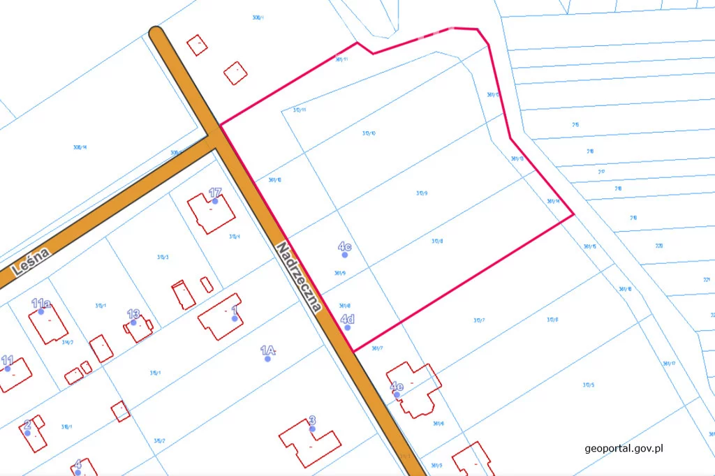 Działka 10 205,00 m², Wrząca, Nadrzeczna, Sprzedaż