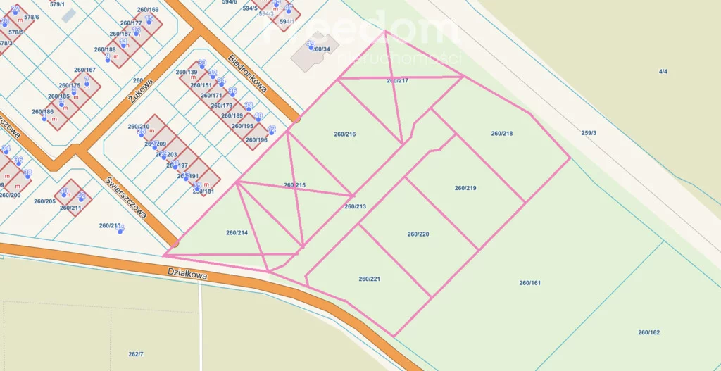 Działka 1 201,00 m², oferta nr , 10503/3685/OGS, Niekanin