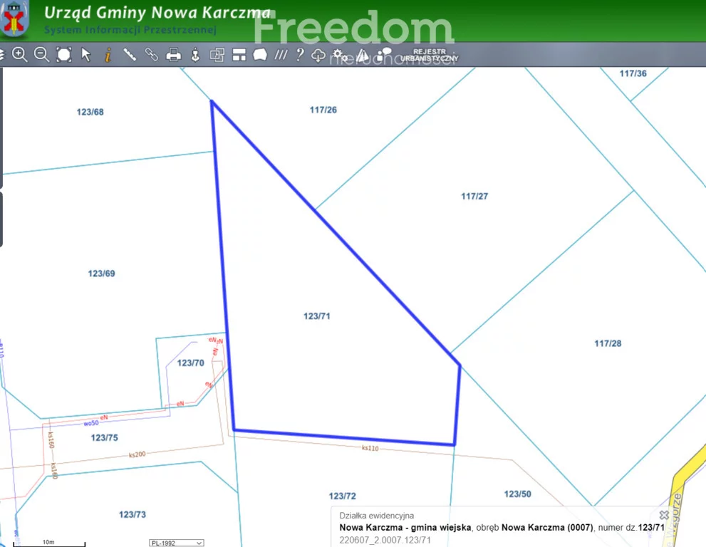 Działka 950,00 m², oferta nr , 10378/3685/OGS, Nowa Karczma