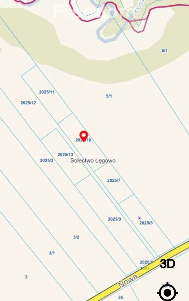 Działka 3 000,00 m², oferta nr , 9445/3685/OGS, Łęgowo, Nowa