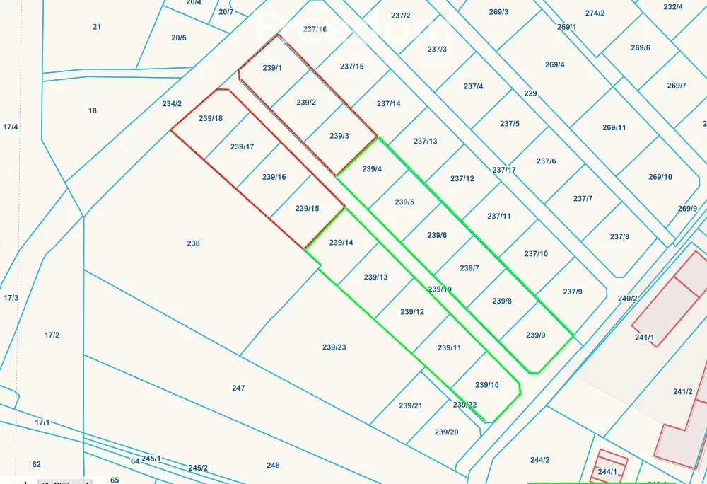 Działka 817,00 m², Elbląg, Nowodworska, Sprzedaż