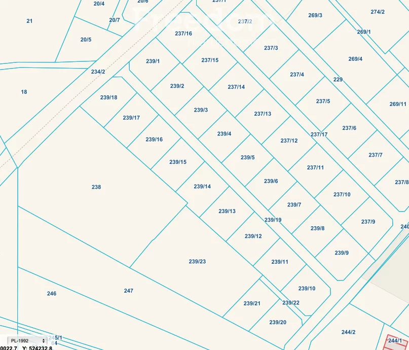 Działka 818,00 m², Elbląg, Nowodworska, Sprzedaż