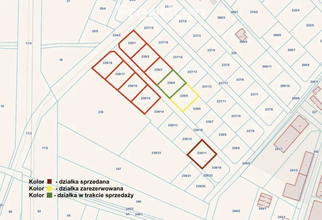 Działka 817,00 m², oferta nr , 11491/3685/OGS, Elbląg, Nowodworska