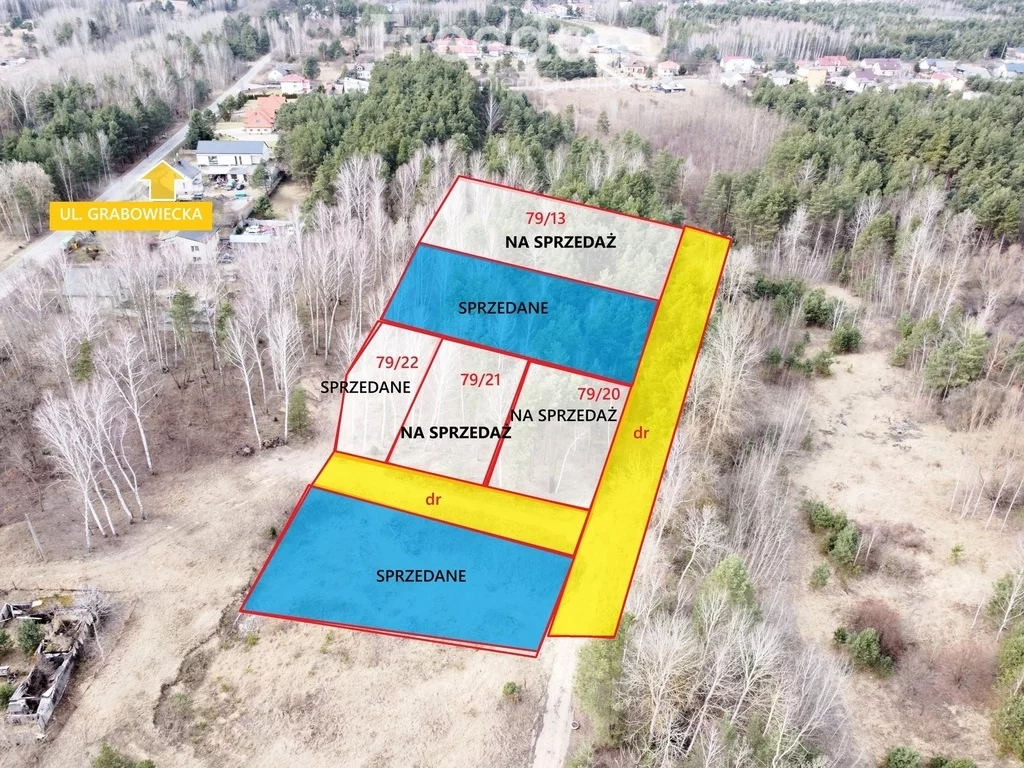 Działka 2 016,00 m², oferta nr , 11209/3685/OGS, Kunów, Ostrowiecka