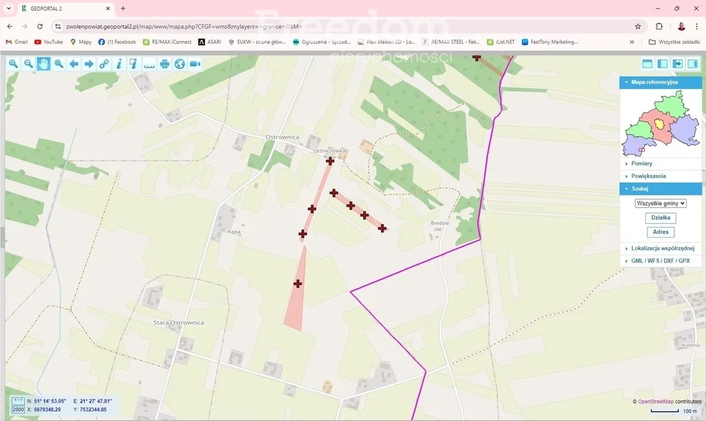 Działka 47 400,00 m², oferta nr , 11195/3685/OGS, Ostrownica