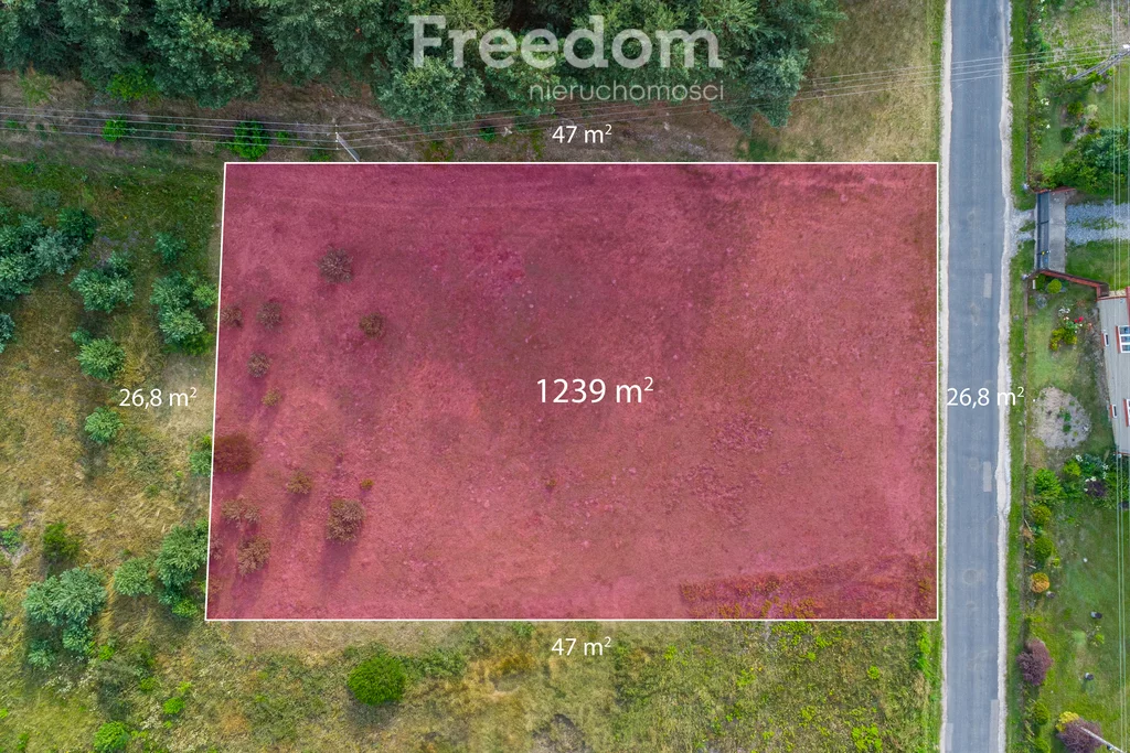 Działka 1 239,00 m², oferta nr , 10975/3685/OGS, Grzegorzewice, Pałacowa
