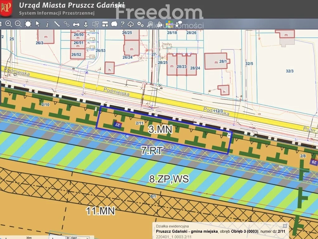 Działka 1 263,00 m², oferta nr , 11474/3685/OGS, Radunica, Podmiejska