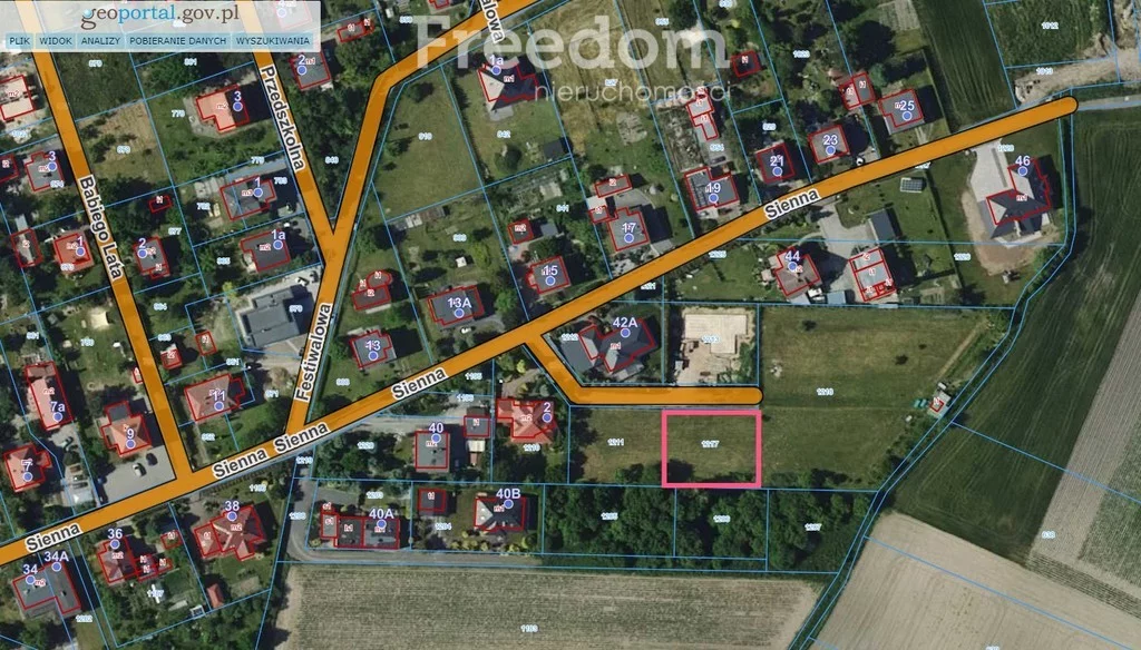 Działka 795,00 m², oferta nr , 8625/3685/OGS, Opole, Chmielowice, Polnych Kwiatów