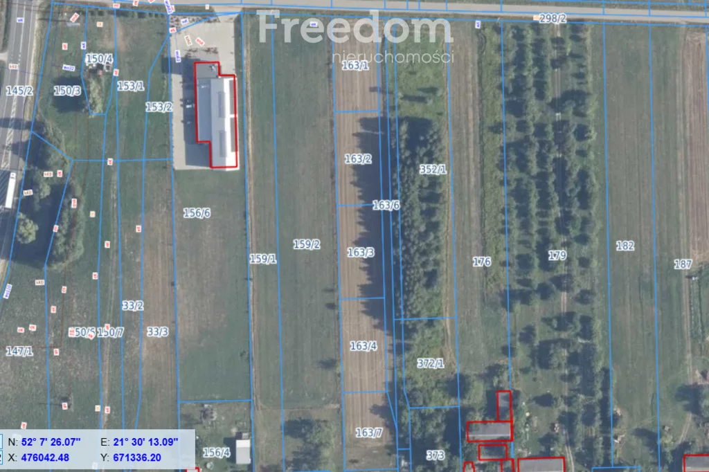 Działka 890,00 m², oferta nr , 10714/3685/OGS, Grębiszew, Rozwojowa